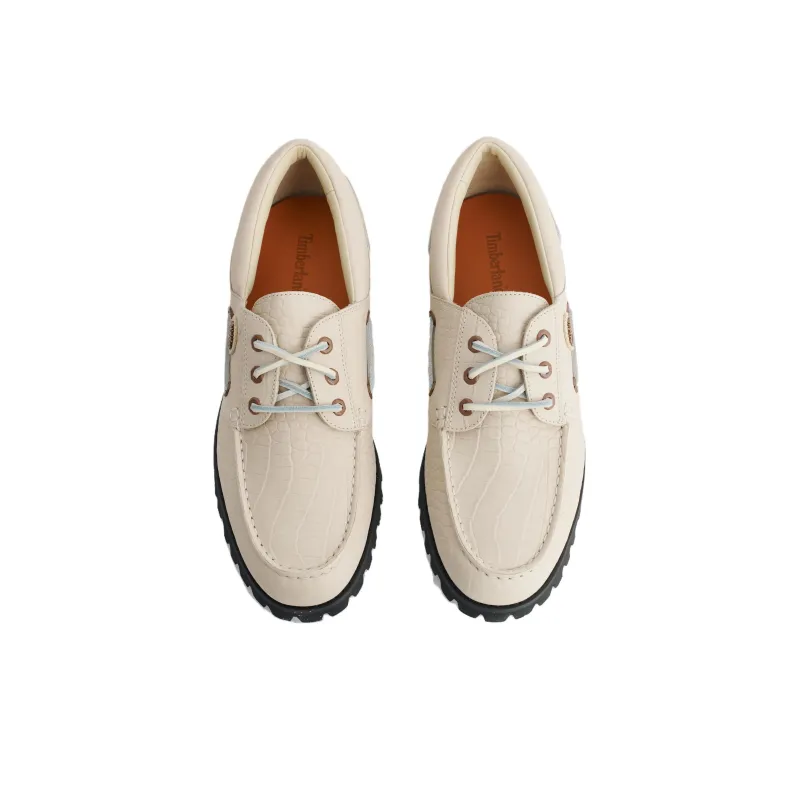 Timberland 3-Eye Loafers Women's Beige-3