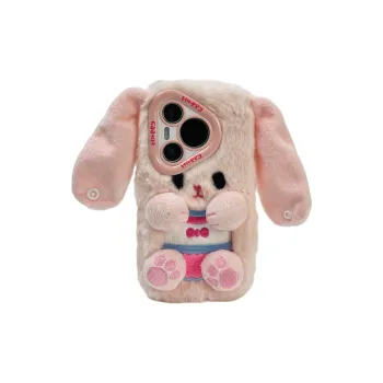 Wei Xin Plush Material Plush Embroidered Rabbit Phone Cases Compatible With Huawei Mate 40/50/60/60 Pro/Pure 70/70 Pro+