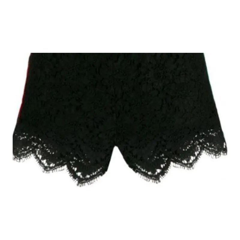 GUCCI Flower Leaf Shorts Black-2