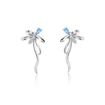 KEMLAIDA 925 Sterling Silver Stud Earrings Women's