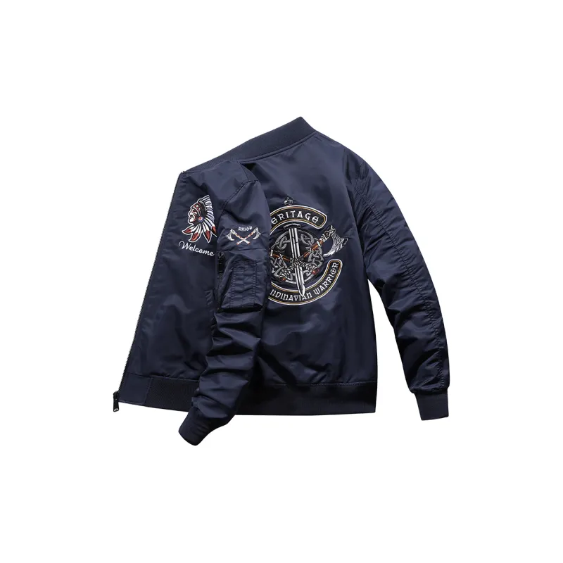 TREK&TRAVEL Baseball Jacket Men's-8
