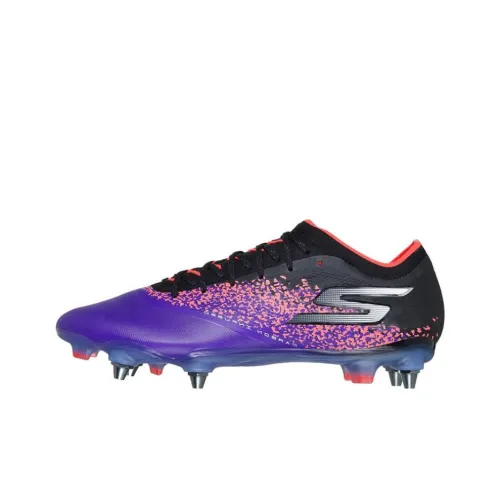 Skechers RAZOR - 1.5 ELITE Anti-Slip Wear-Resistant Soccer Shoes Unisex Purple