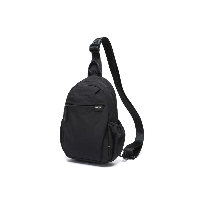 SEPTWOLVES Fabric Sling Bag Regular Men's Black-1