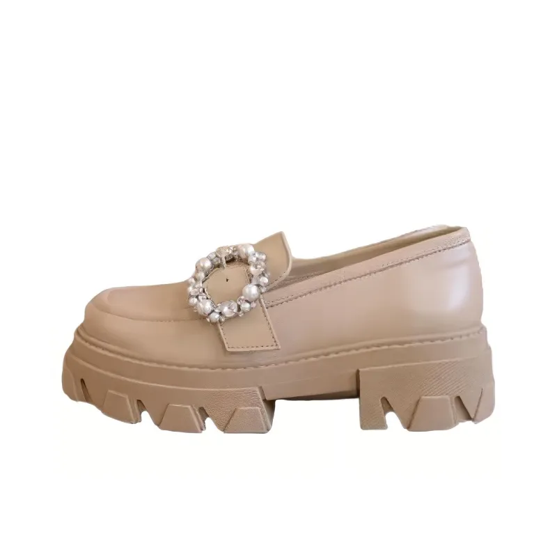 ALOHAS Loafers 5.5cm Women's Beige-0