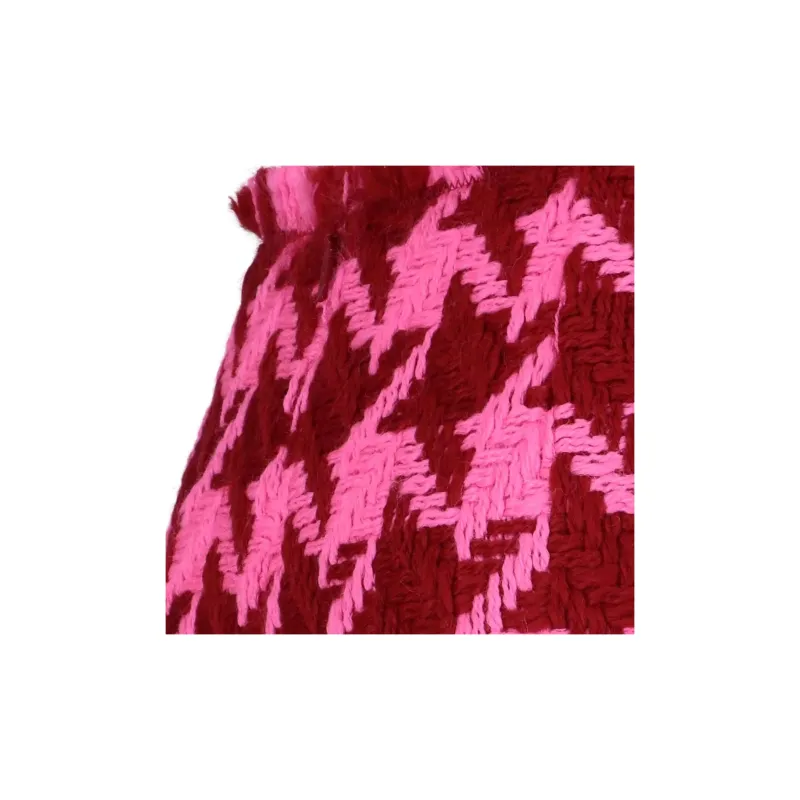 VERSACE Houndstooth High Waist Mini Skirt-7
