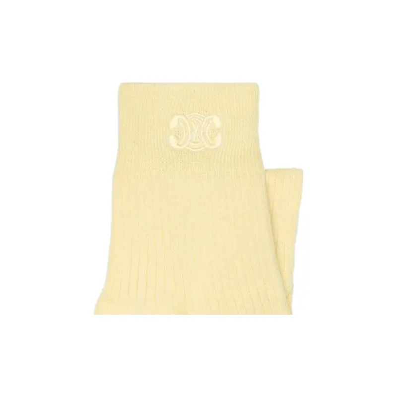 CELINE SS23 Ankle Socks Women's Yellow-3