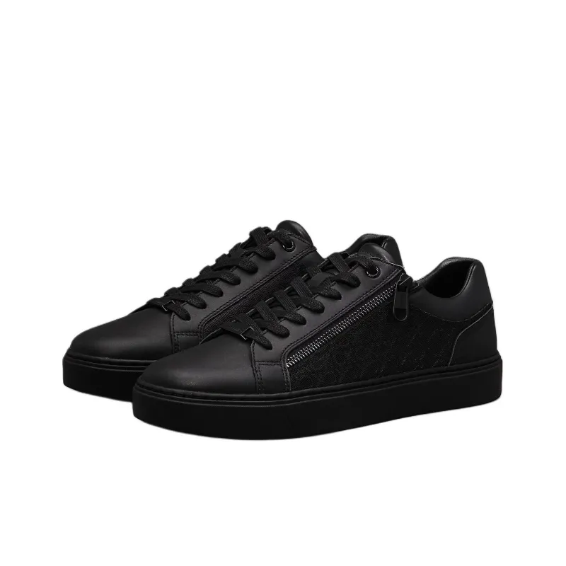 CALVIN KLEIN Low Top Skateboard Shoes Men's Black-2