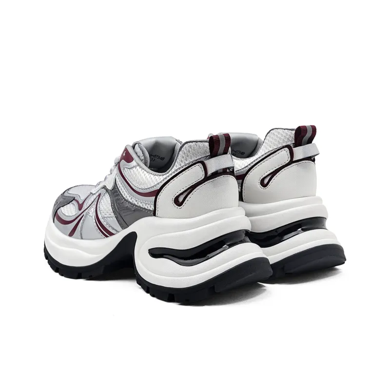 KMD Breathable Height Increasing Low-Top Chunky Sneakers Women's-8