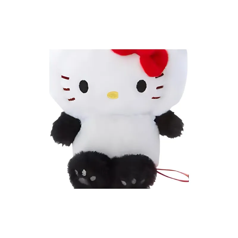 Sanrio Shinjuku Limited Panda Hello Kitty Dolls Plush Pendant Small Size High-2