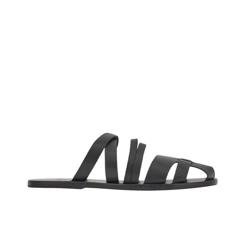 ANCIENT GREEK SANDALS Other Wrap-toe Slippers Men's Black-1