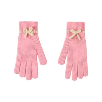 Bejirog Polyester Knit Gloves Women's
