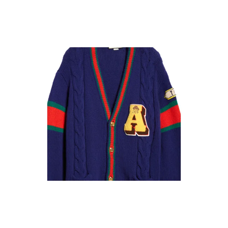 GUCCI Sweaters Unisex Blue-4