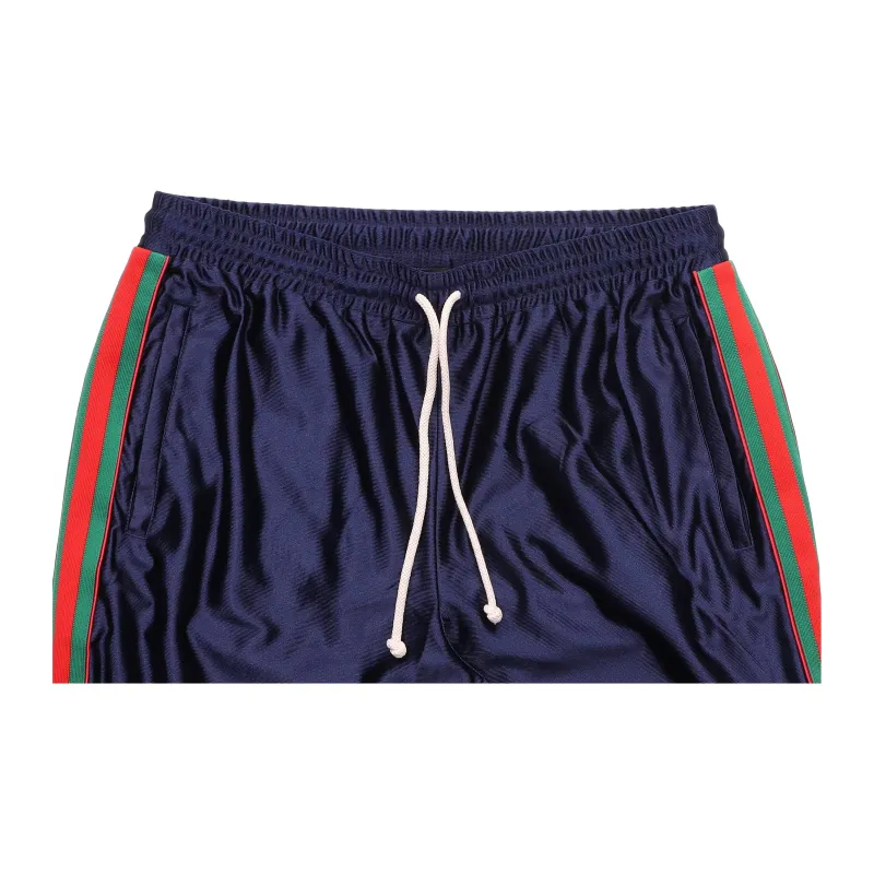 GUCCI Shiny Jersey Pant With Web-6