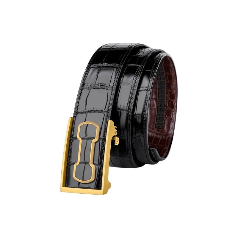 CATELLES Double Sided Crocodile Leather Leather Belts Men's 3.5cm/3.8cm-6