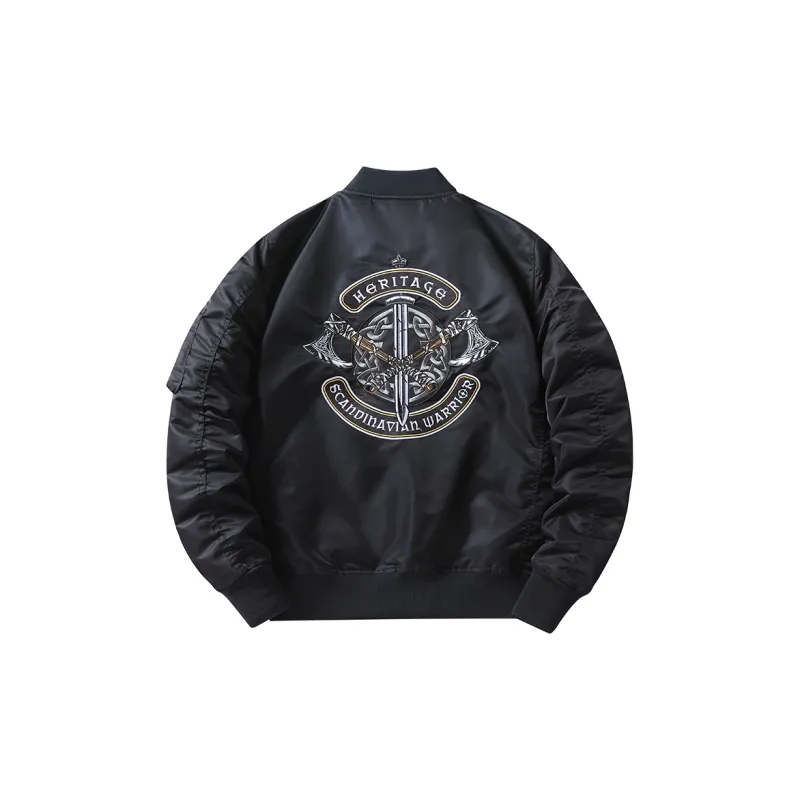 TREK&TRAVEL Baseball Jacket Men's-4