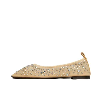 TORY BURCH Casual Single Shoes Women's Beige Yellow