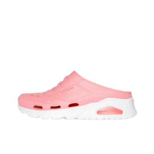 Skechers Street Clogs Women's Pink White