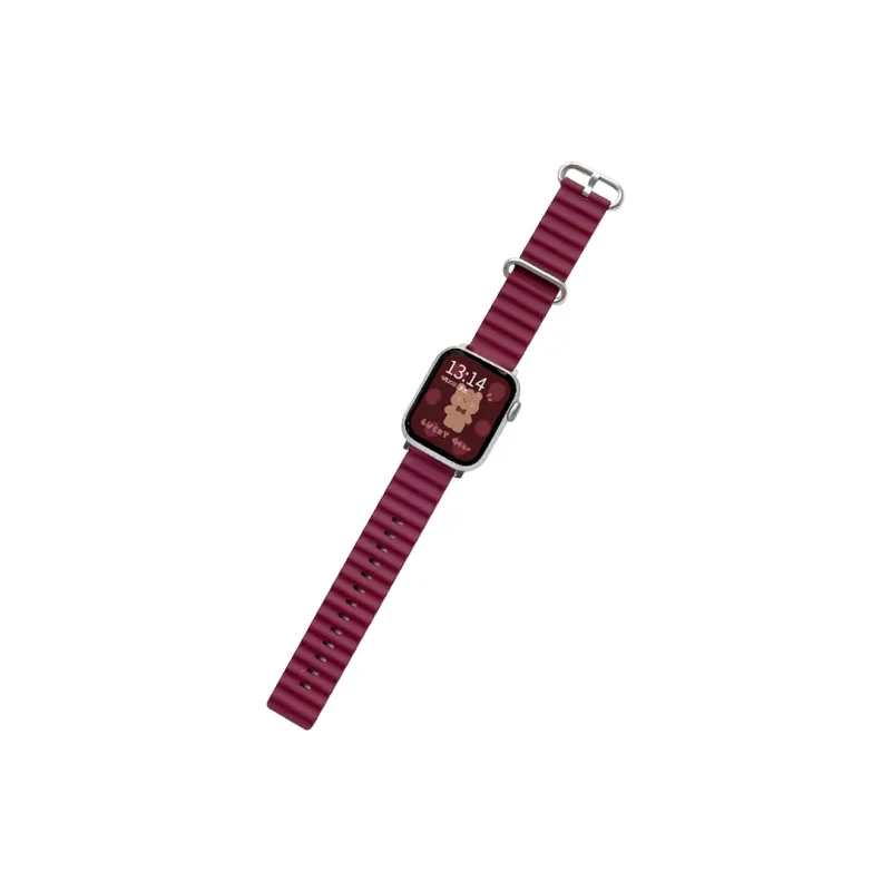 MSSM Watch Band Apple Compatibility Silicone Material-10