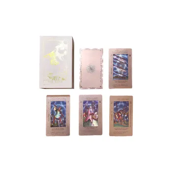 Imono Classic Card Party Gold Foil Anti Fold Tarot Card Box Included Waterproof Tarot Board Games