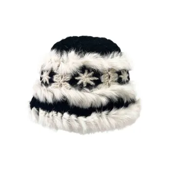 CARTELO Rabbit Fur Beanies Unisex Gift Box Set