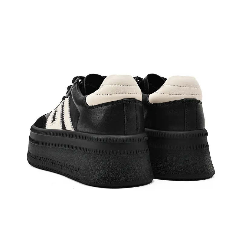 KMD Height Increasing Low Top Skateboard Shoes Women's-6