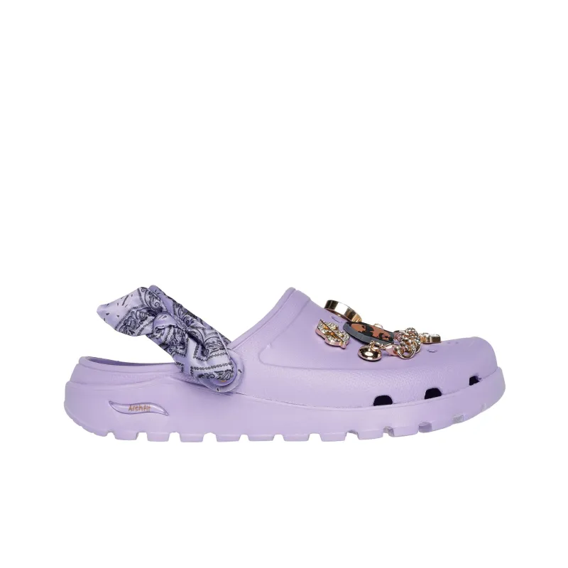 Snoop Dogg x Skechers ARCH FIT FOOTSTEPS Clogs Women's Purple-1