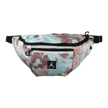 Jordan Polyester Sling Bag Fanny Pack Large Size Unisex Misty Blue Yarn