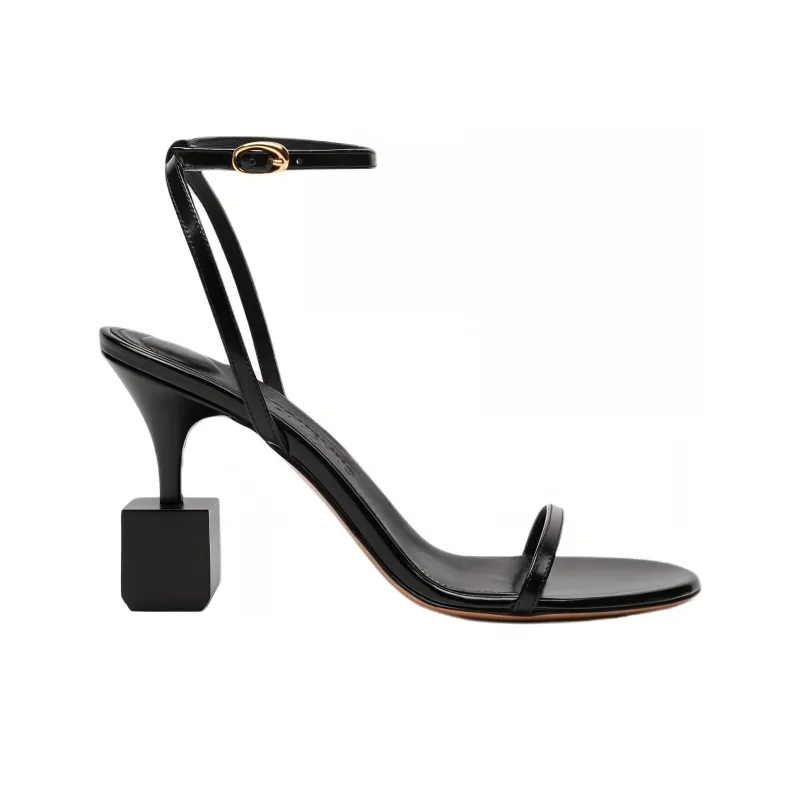 Jacquemus Les Strap Sandals 9cm Women's Black-1