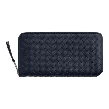 Bottega Veneta Intrecciato Calfskin Wallet Trumpets Men's Black