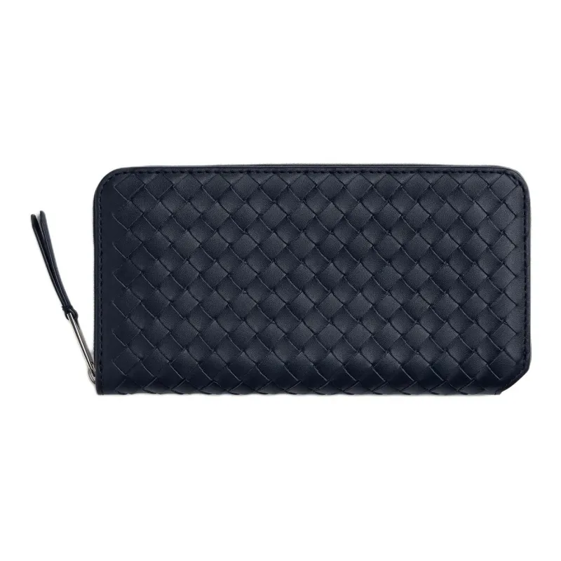 Bottega Veneta Intrecciato Calfskin Wallet Trumpets Men's Black-0