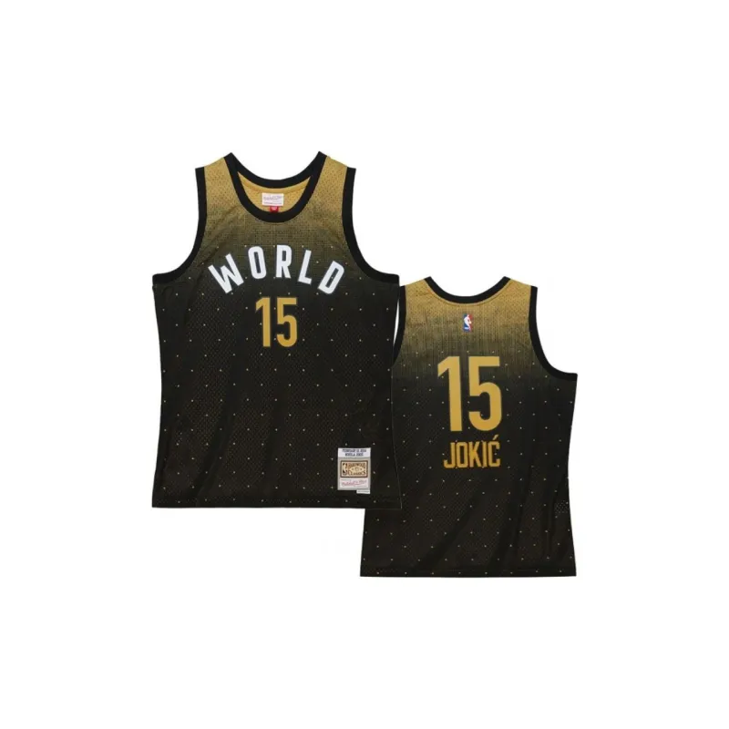 Mitchell Ness Basketball Jerseys Unisex Black-2