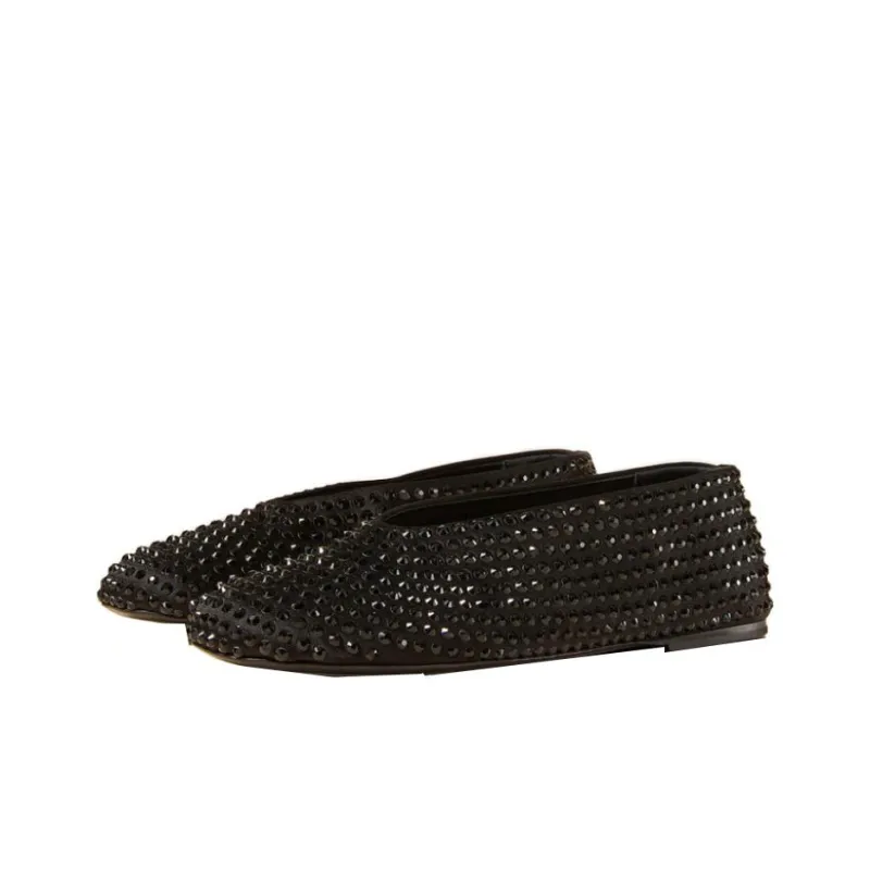 KHAITE Marcy Crystal emebellished Ballerinas Women's-3