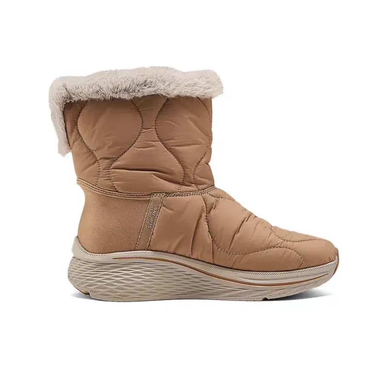 Skechers Slip Ins Warm And Wear Resistant Crew Snow Boots Women's Brown-1