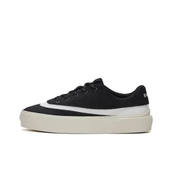 EQLZ EQUALIZER Fault Anti Slip Wear Resistant Low Top Skateboard Shoes Unisex Lamp Core Black Moon White