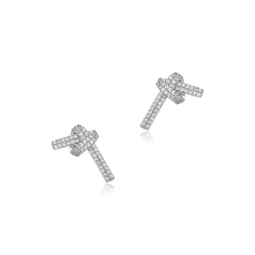 CUOOYINO 925 Silver Needles Stud Earrings Women's