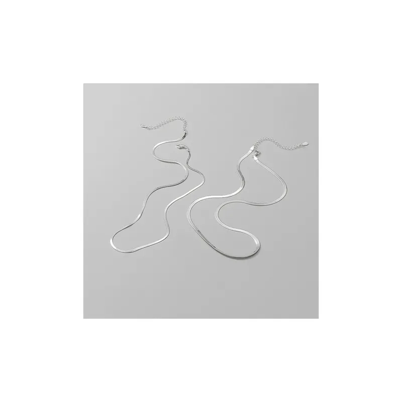 KING TAI FOOK S925 Silver Necklaces Unisex-2