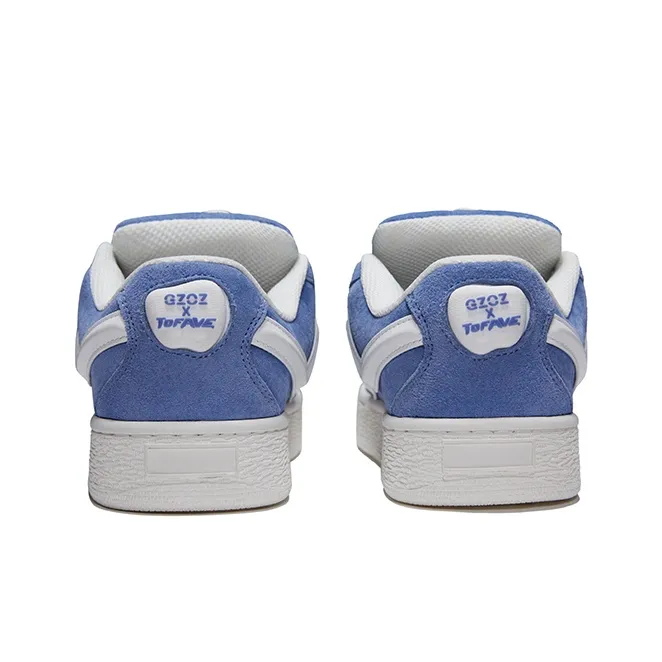 GZOZ Slip Resistant Cushioning Low Top Skateboard Shoes Unisex Lightweight Denim-4