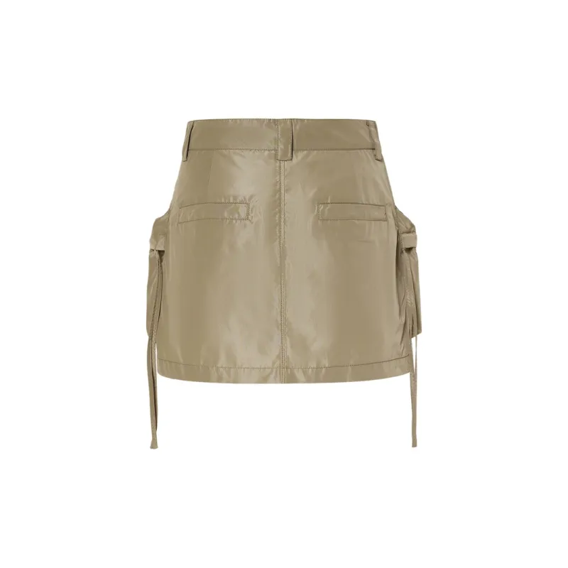 MOCO Cargo Short Skirts Women's Olive Green-1