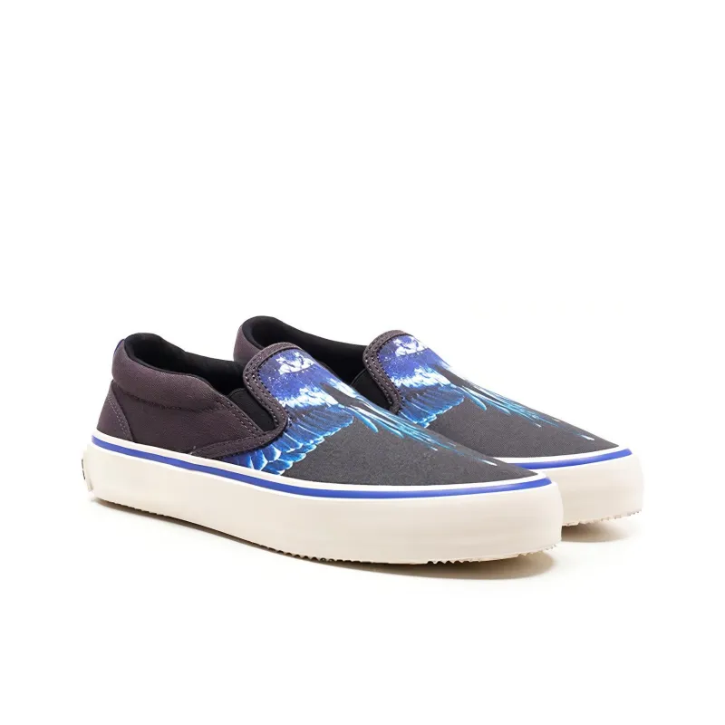 MARCELO BURLON COUNTY OF MILAN Burlon Low Top Stylish Skateboarding Shoes Men's Black-2