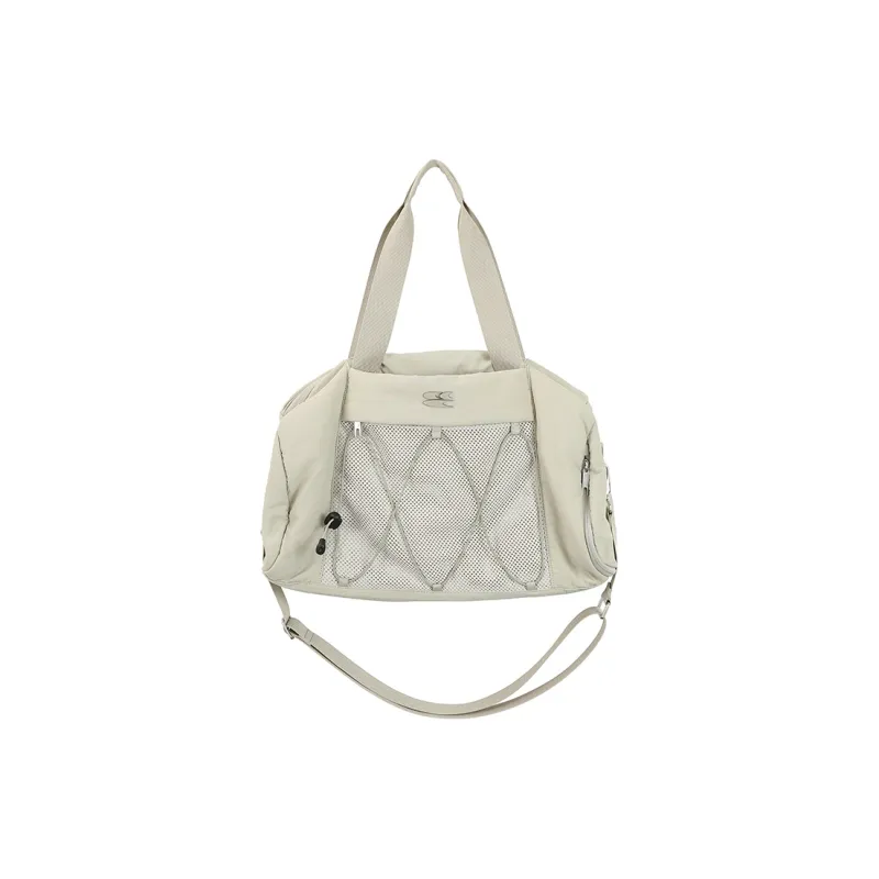 Crying Center Fabric Crossbody Bag, Shoulder Bag Trumpets Unisex Taro Purple/Light Bean Gray/Mocha-5