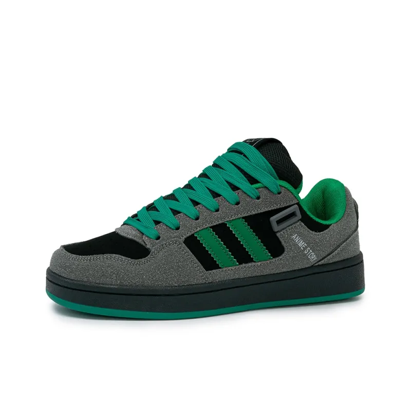 N6K8 Non-slip Lightweight Low-Top Skateboard Shoes Unisex-44
