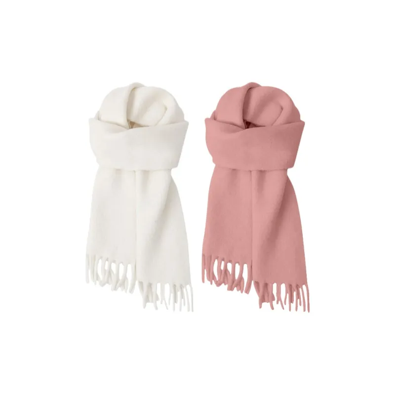 CARTELO Polyester Knit Scarves Unisex-11