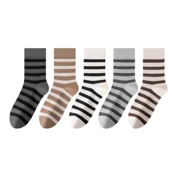 MIIOW Mid Calf Socks Men's 5 Pack