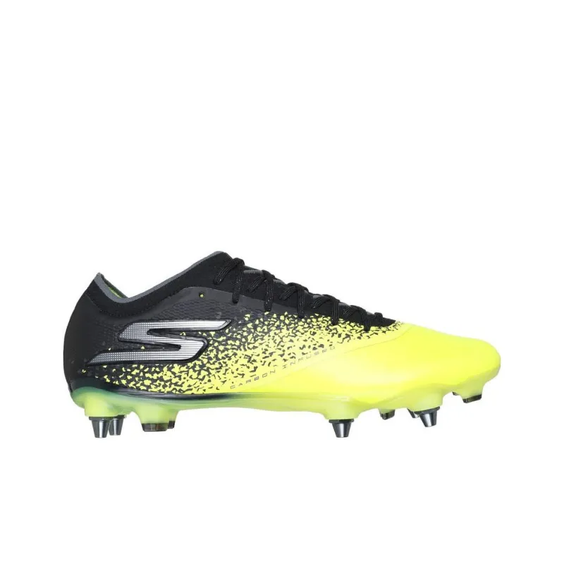 Skechers RAZOR - 1.5 ELITE Anti-Slip Wear-Resistant Soccer Shoes Unisex Yellow Black-1
