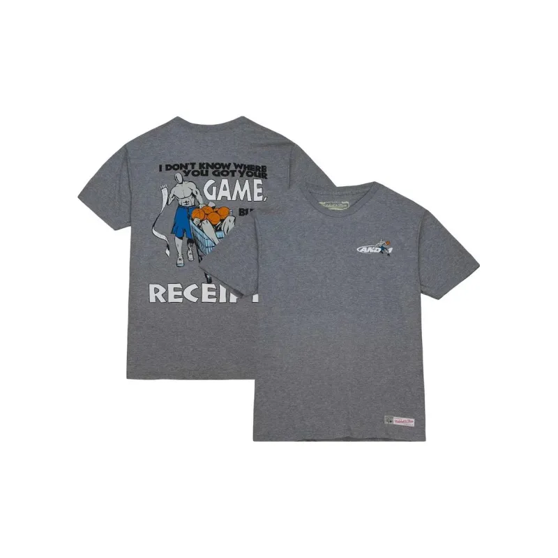 Mitchell Ness T Shirts Men Gray-2