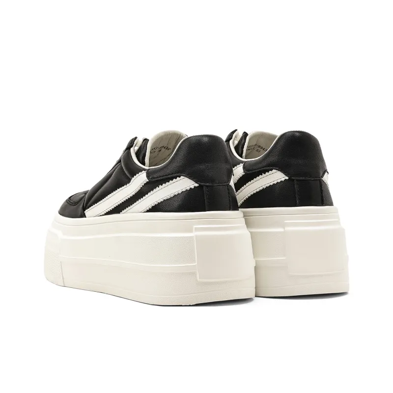 KMD Slip-Resistant Height Increasing Low-Top Skateboard Shoes Women's-8