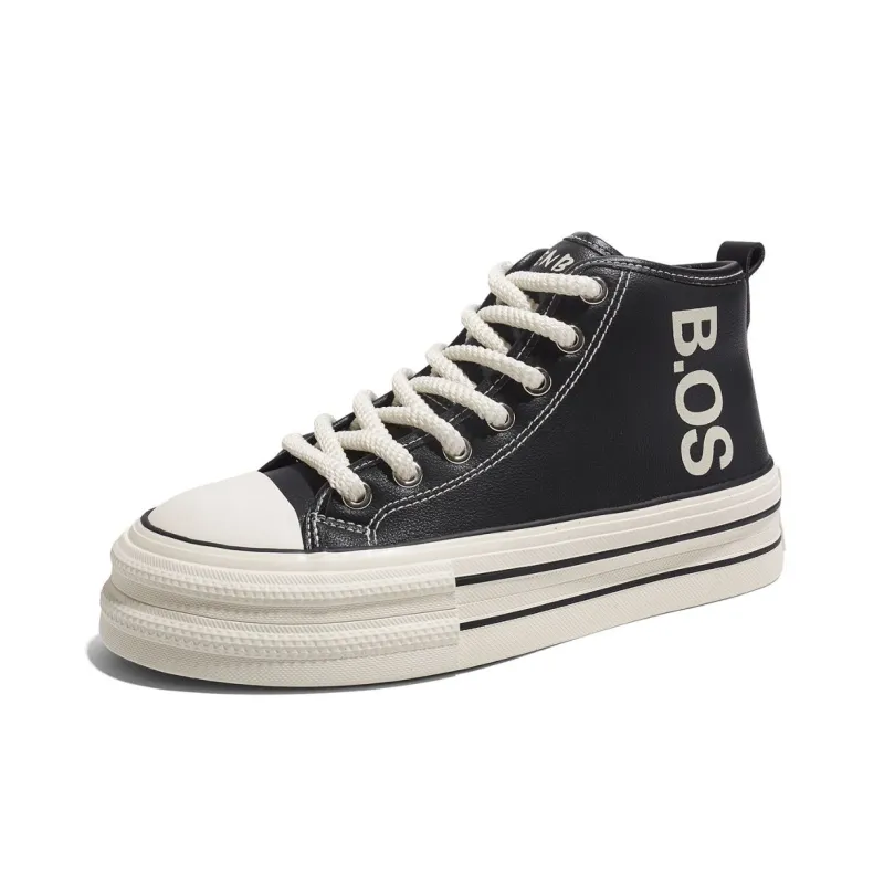 RENBEN Anti-Slip And Wear-Resistant Warm High-Top Canvas Shoes Women's-1