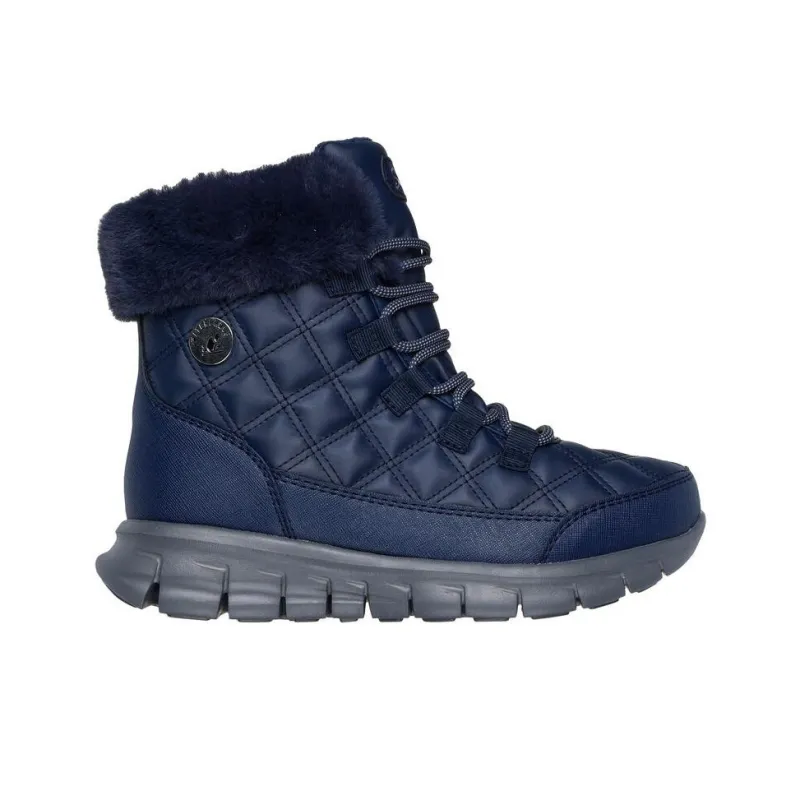 Skechers Synergy Slip-Resistant Water-Resistant High-Top Casual Shoes Women's Blue-1