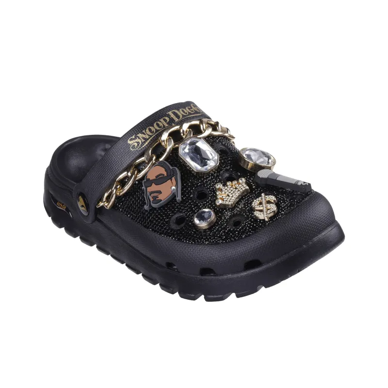 Snoop Dogg x Skechers ARCH FIT FOOTSTEPS Clogs Women's Black-2