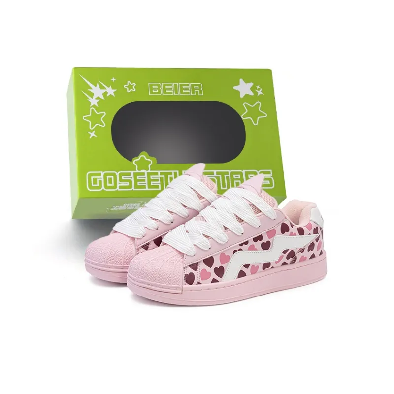 BEIER Couple Versatile Shell Head Low-Top Skateboard Shoes Unisex-89